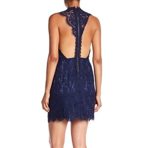 New Laundry By Shelli Segal Lace T-Back Dress